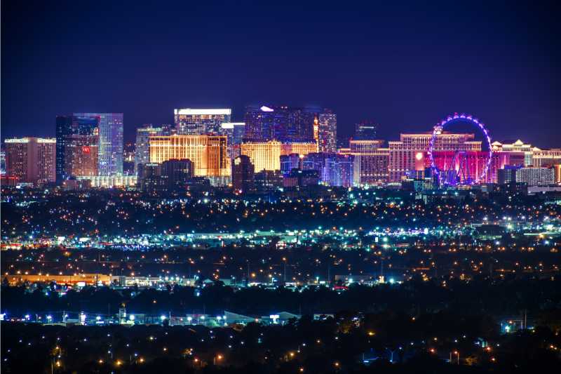 Nevada at night